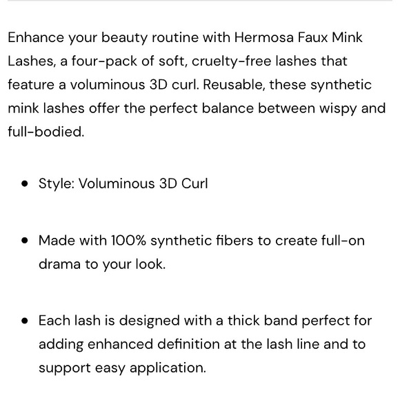 New 4 Pair Luna Magic ‘Hermosa’ Faux Mink Lashes - Picture 8 of 12